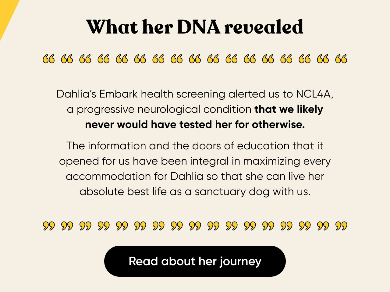 What Dahlia's DNA revealed