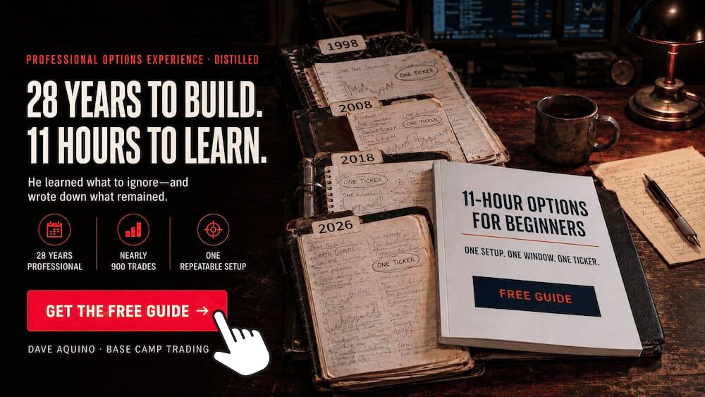 Books, notebooks, and promotional text on desk