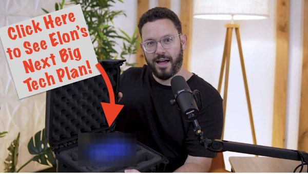 Man promoting Elon's tech plan online.