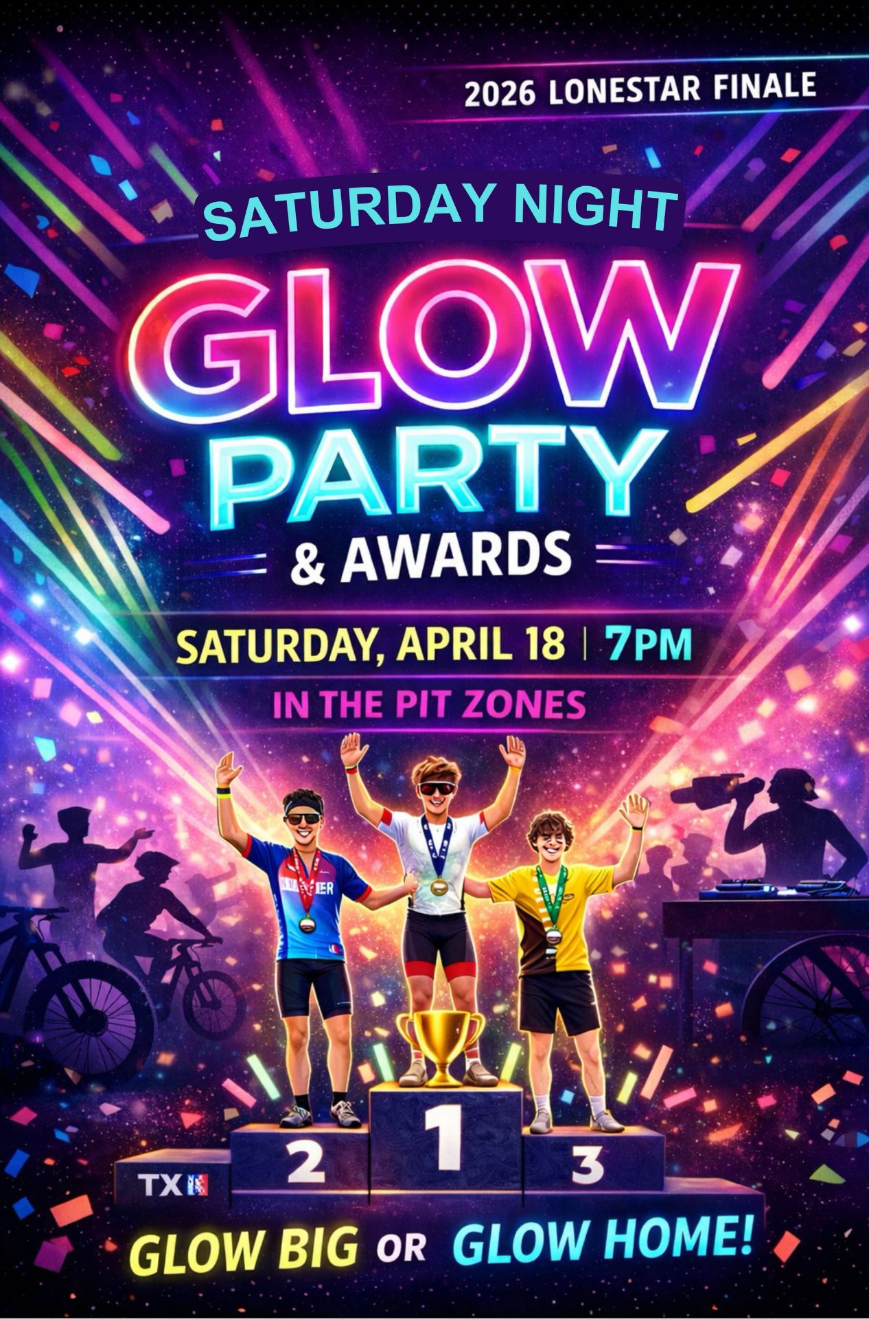 End of Season Glow Party