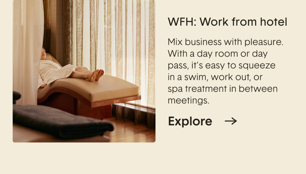 WFH: Work from hotel