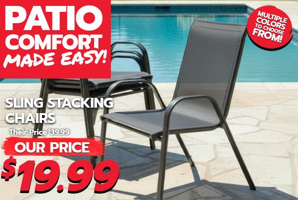 Sling Stacking Chairs