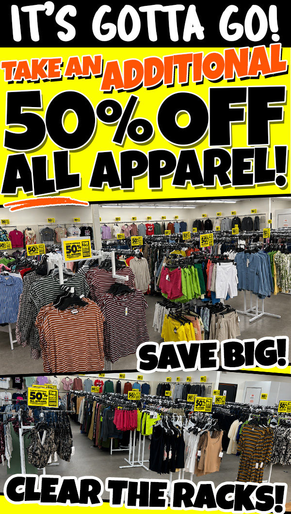 Apparel Clearance