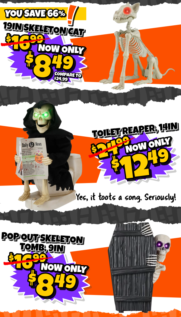 smaller halloween animatronics