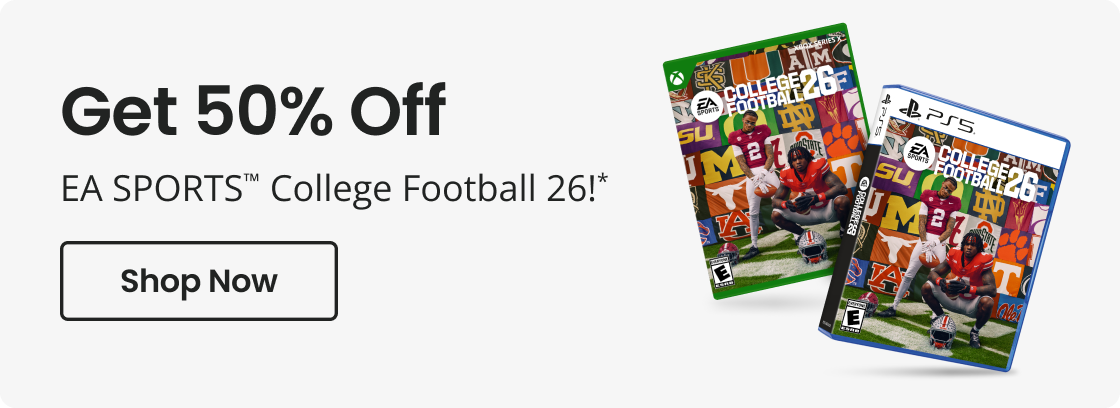 Get 50% Off EA SPORTS™ College Football 26!* | Shop Now