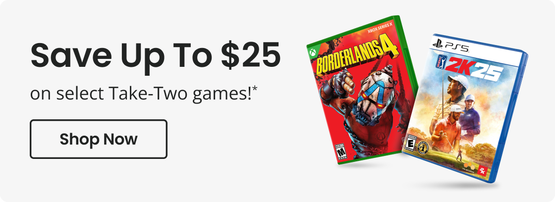 Save Up To $25 on select Take-Two games!* | Shop Now