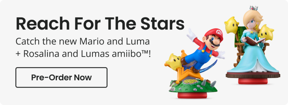 Reach For The Stars | Catch the new Mario and Luma + Rosalina and Lumas amiibo™! | Pre-Order Now