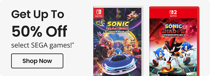 Get Up To 50% Off select SEGA games!* | Shop Now