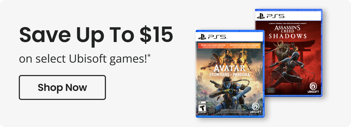 Save Up To $15 on select Ubisoft games!* | Shop Now