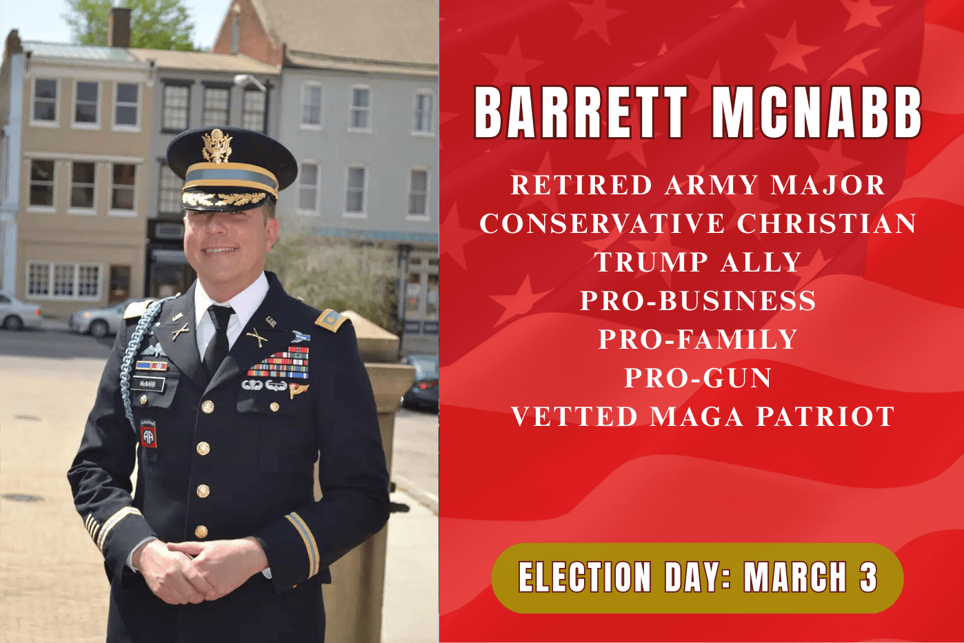 ELECTION DAY: MARCH 3