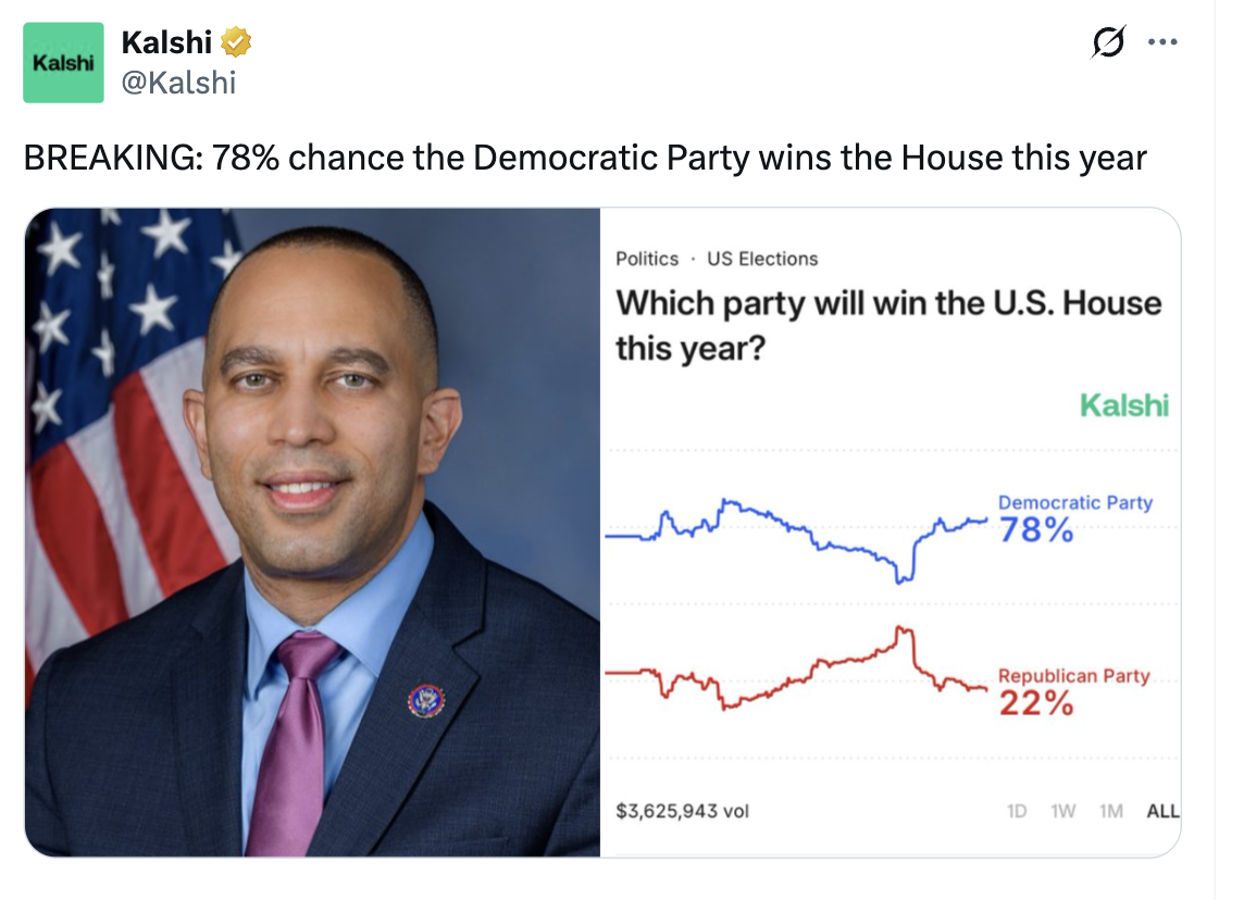DEMS TAKE BACK THE HOUSE ??