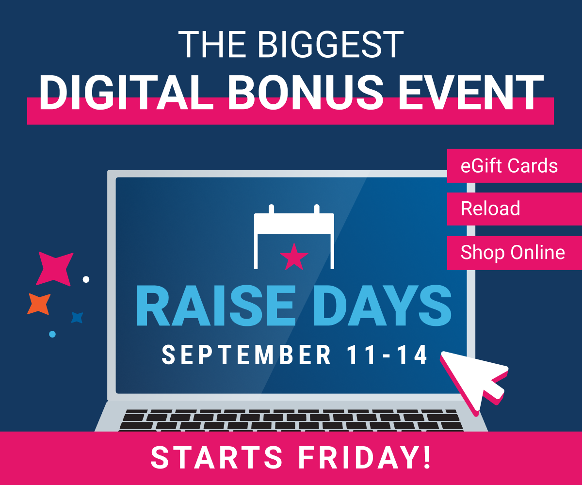 The biggest digital bonus event, Raise Days starts Friday!