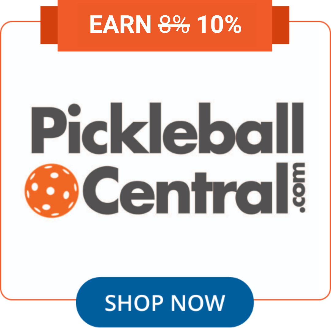 Earn 10% at Pickleball Central.com