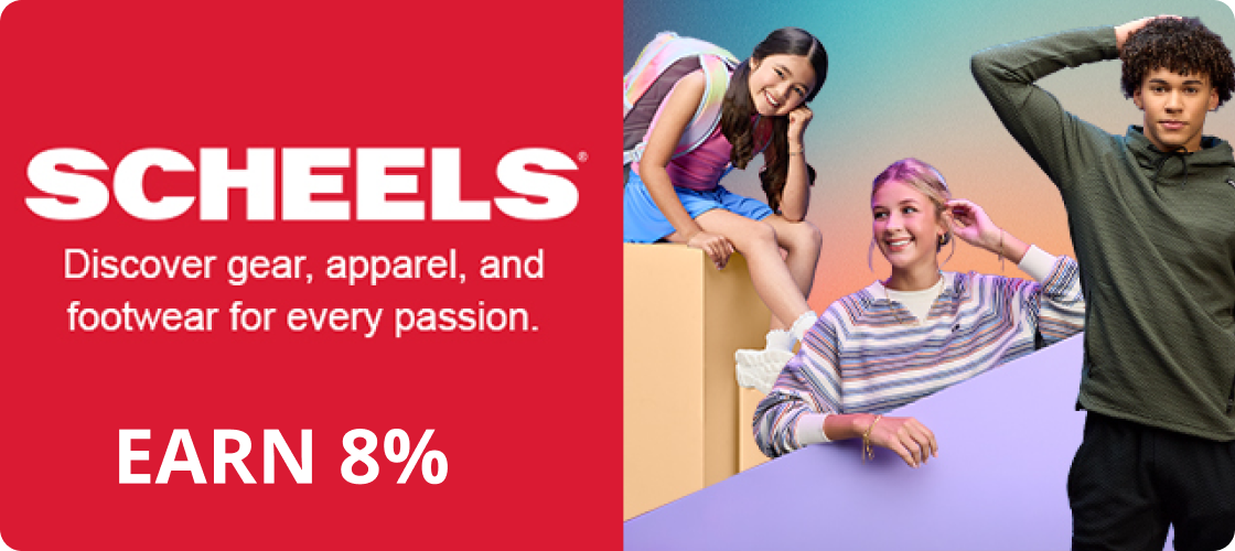 Summer starts at SCHEELS | Earn 8%