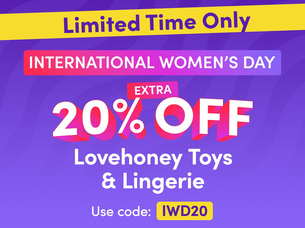 Extra 20% Off Lovehoney Toys & Lingerie | Use code IWD20
