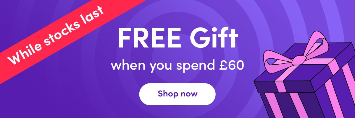 Free gift when you spend £60