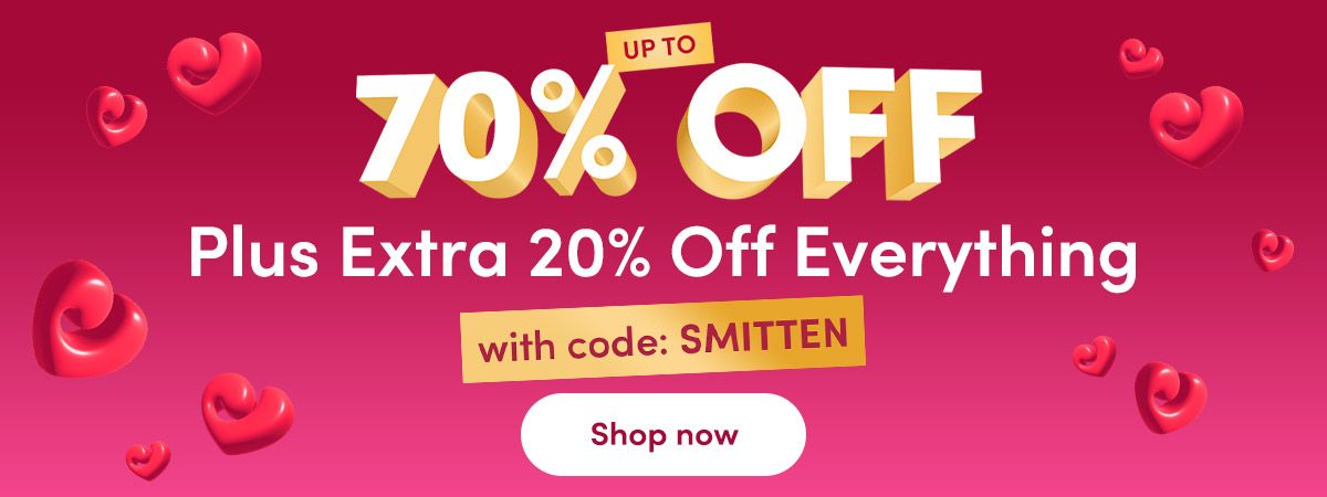 Extra 20% Off | Use code SMITTEN