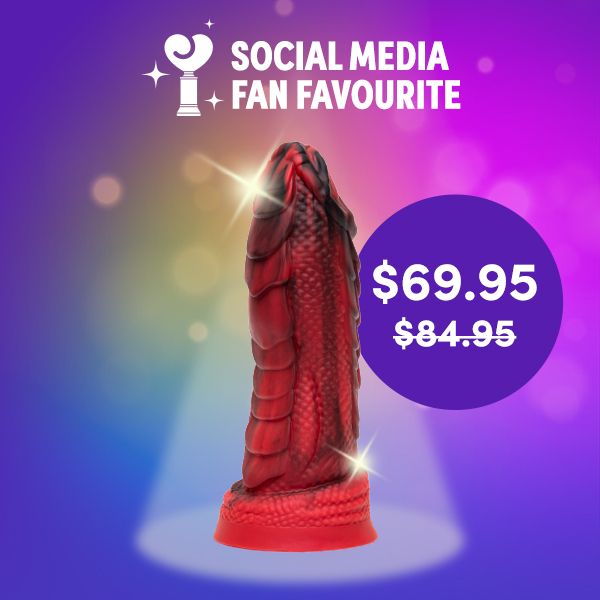 Lovehoney Pleasure Quest Girthy Fire Dragon Dildo