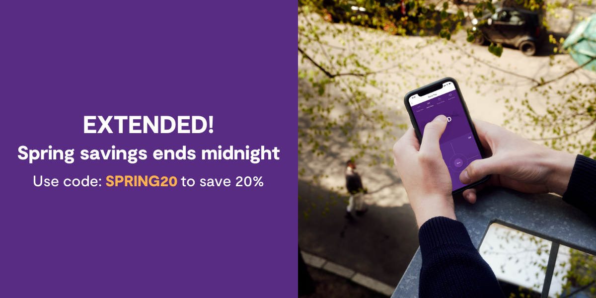 20% off with code: SPRING20