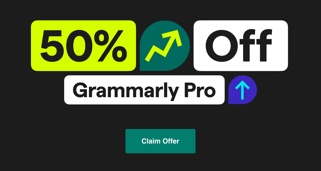 50% Off Grammarly Pro