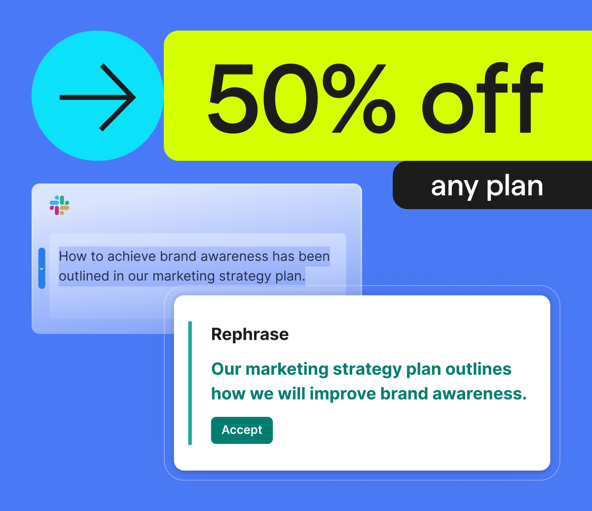 50% off | any plan