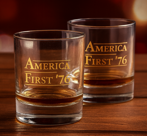 America First Whiskey Glasses