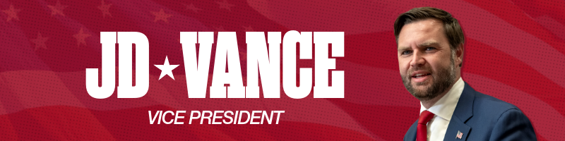 JD VANCE BANNER