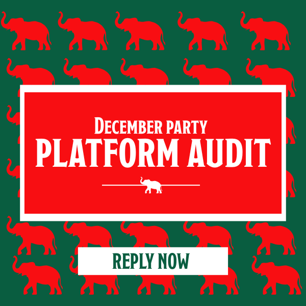 December Party Platform Audit