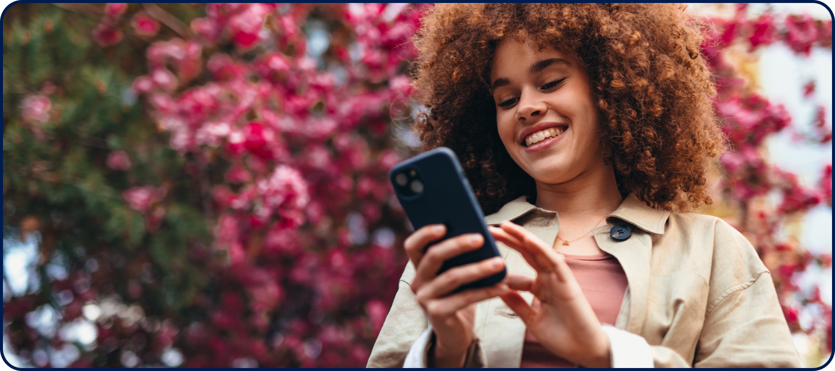 A Girl with Phone