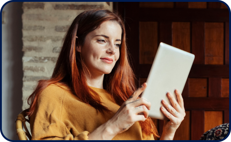 A Girl with Tab