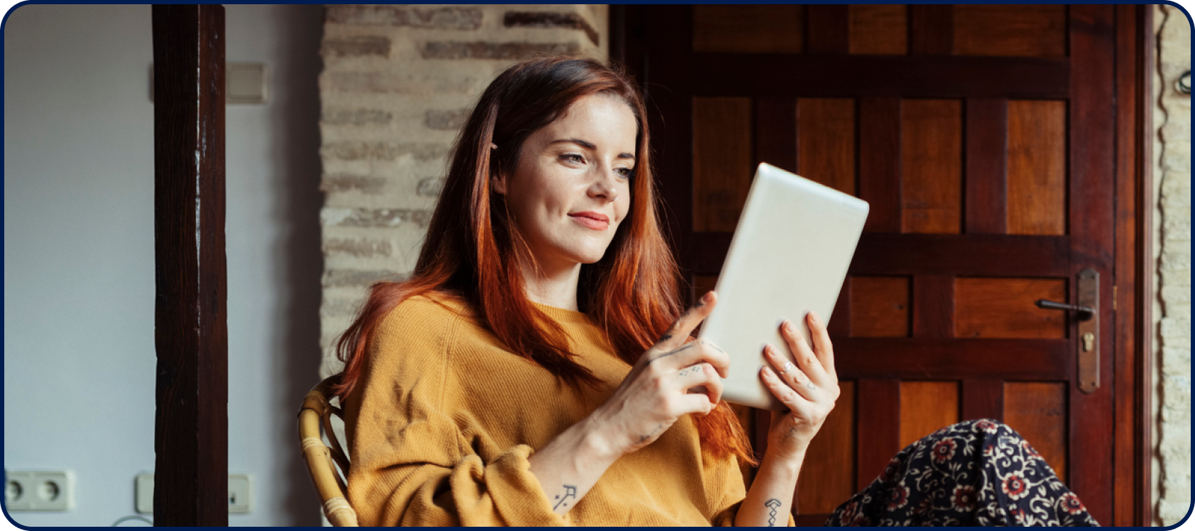 A Girl with Tab