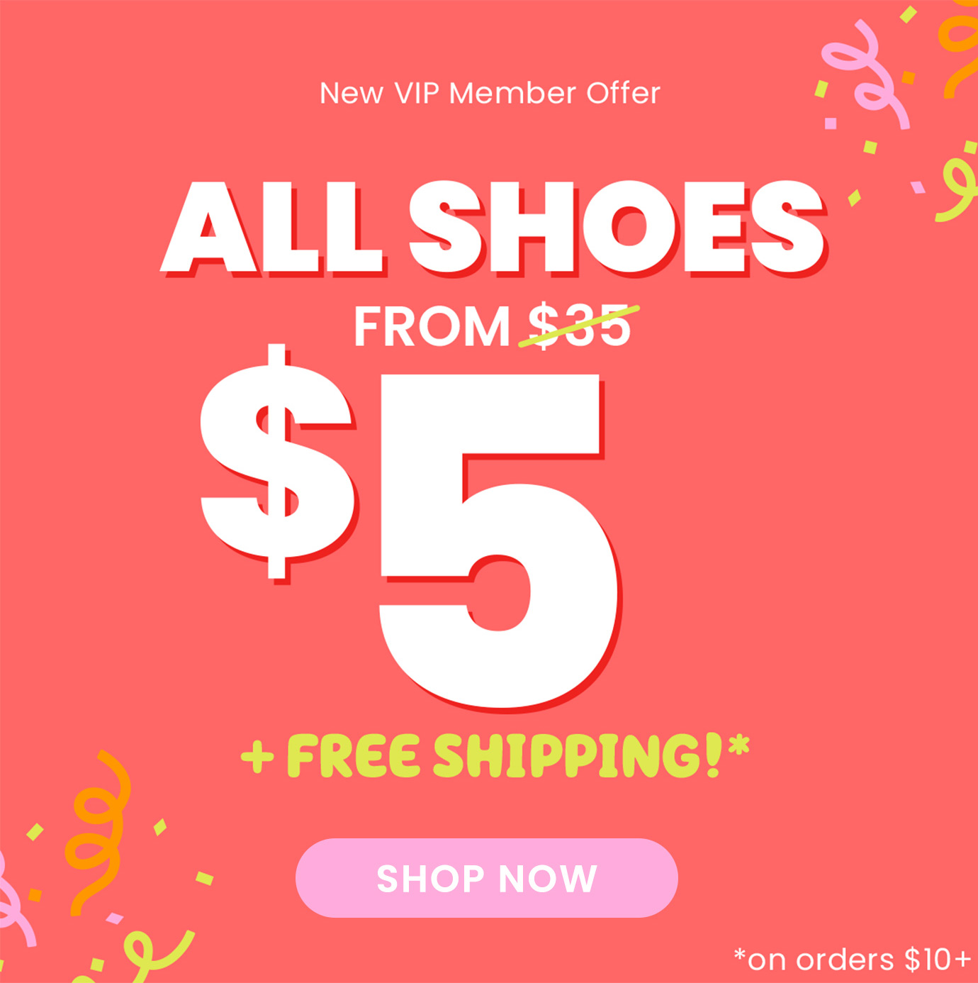 Shop Shoes from $5