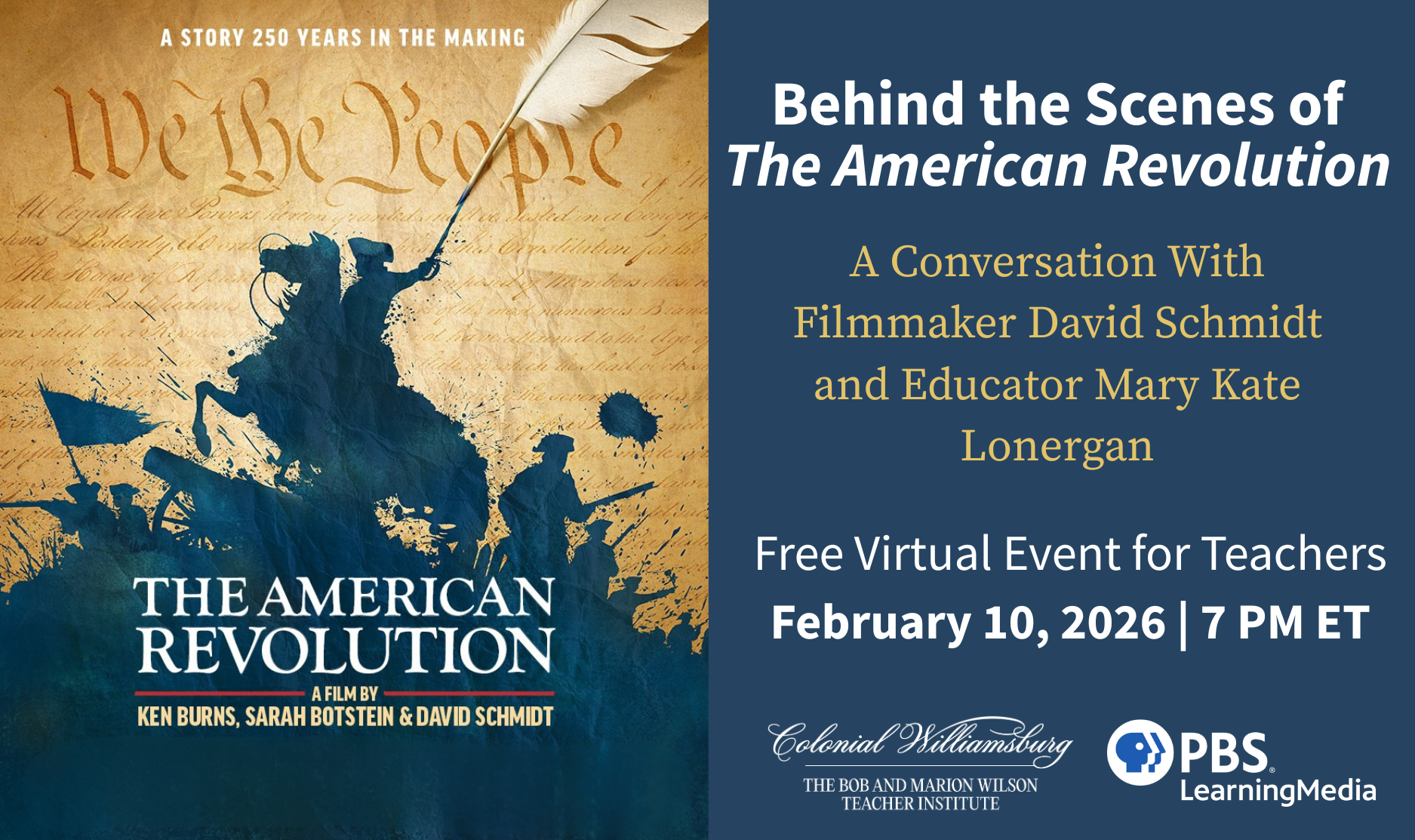 Behind the Scenes of The American Revolution