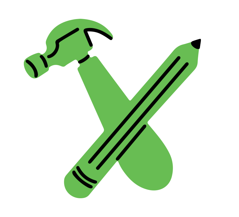 Green tools illustration