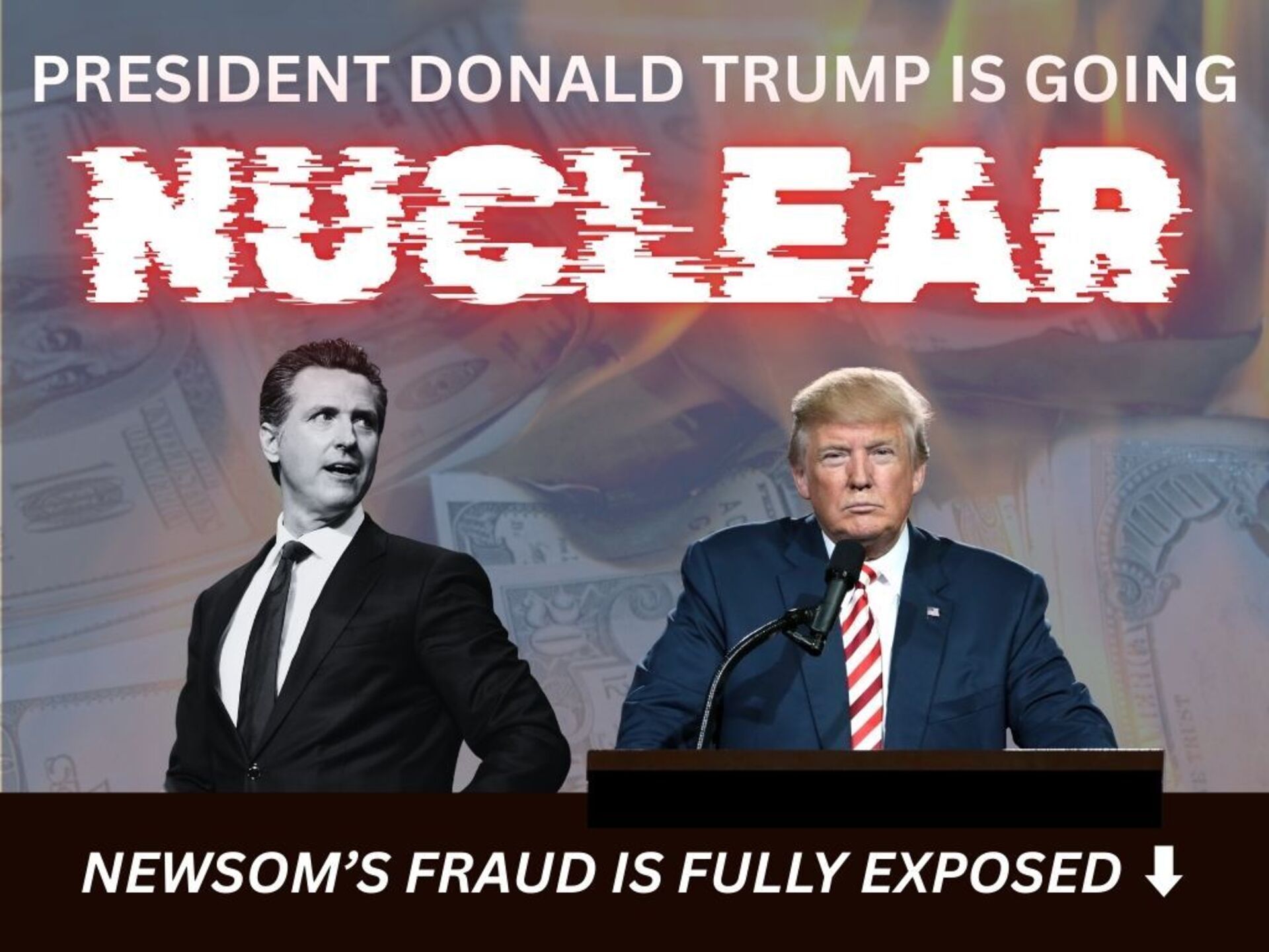 President Donald Trump is going Nuclear