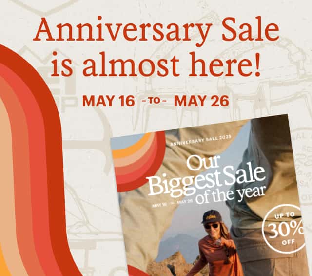Catalog image. Headline: Anniversary Sale is almost here! May 16 to May 26