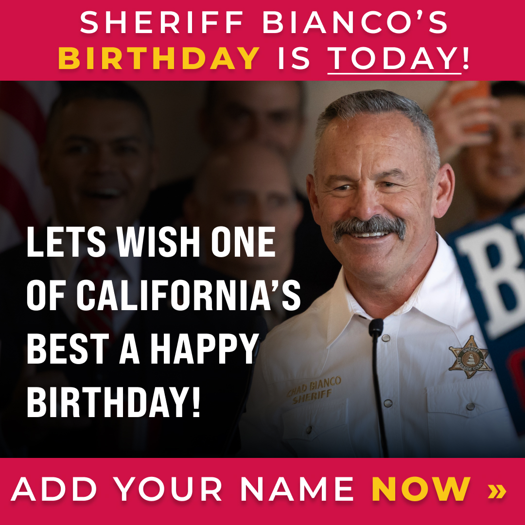 Wish Sheriff Bianco a Happy Birthday!