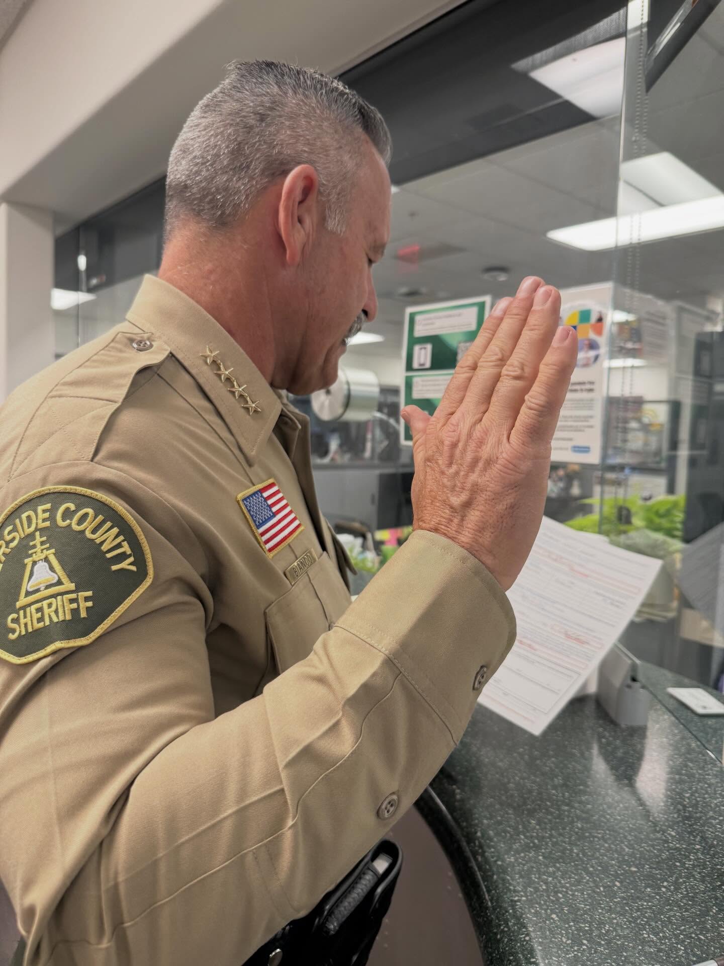 Chad Bianco files for Governor