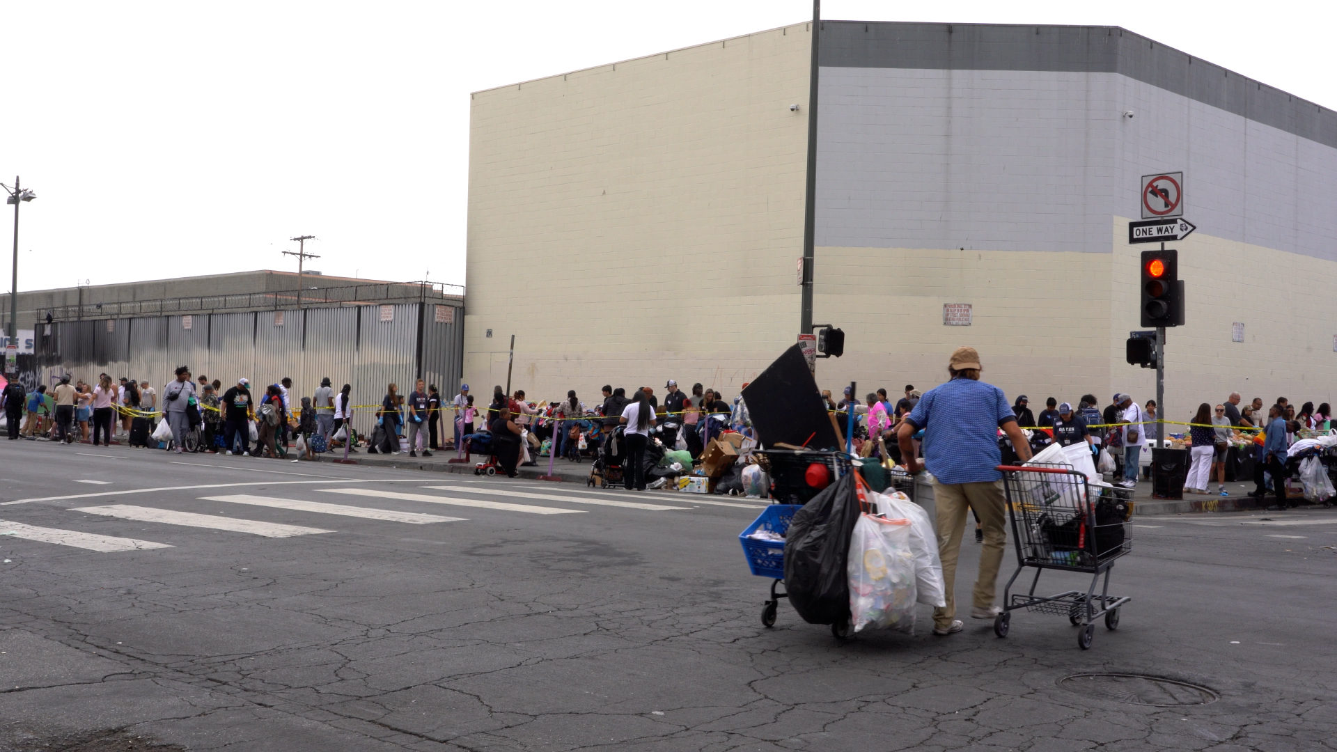 Michael Gates on Skid Row