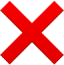 Emoji of a cross