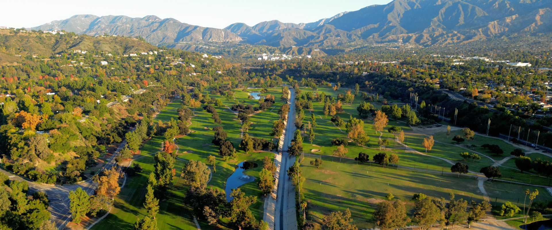overhead view of Brookside Golf Course