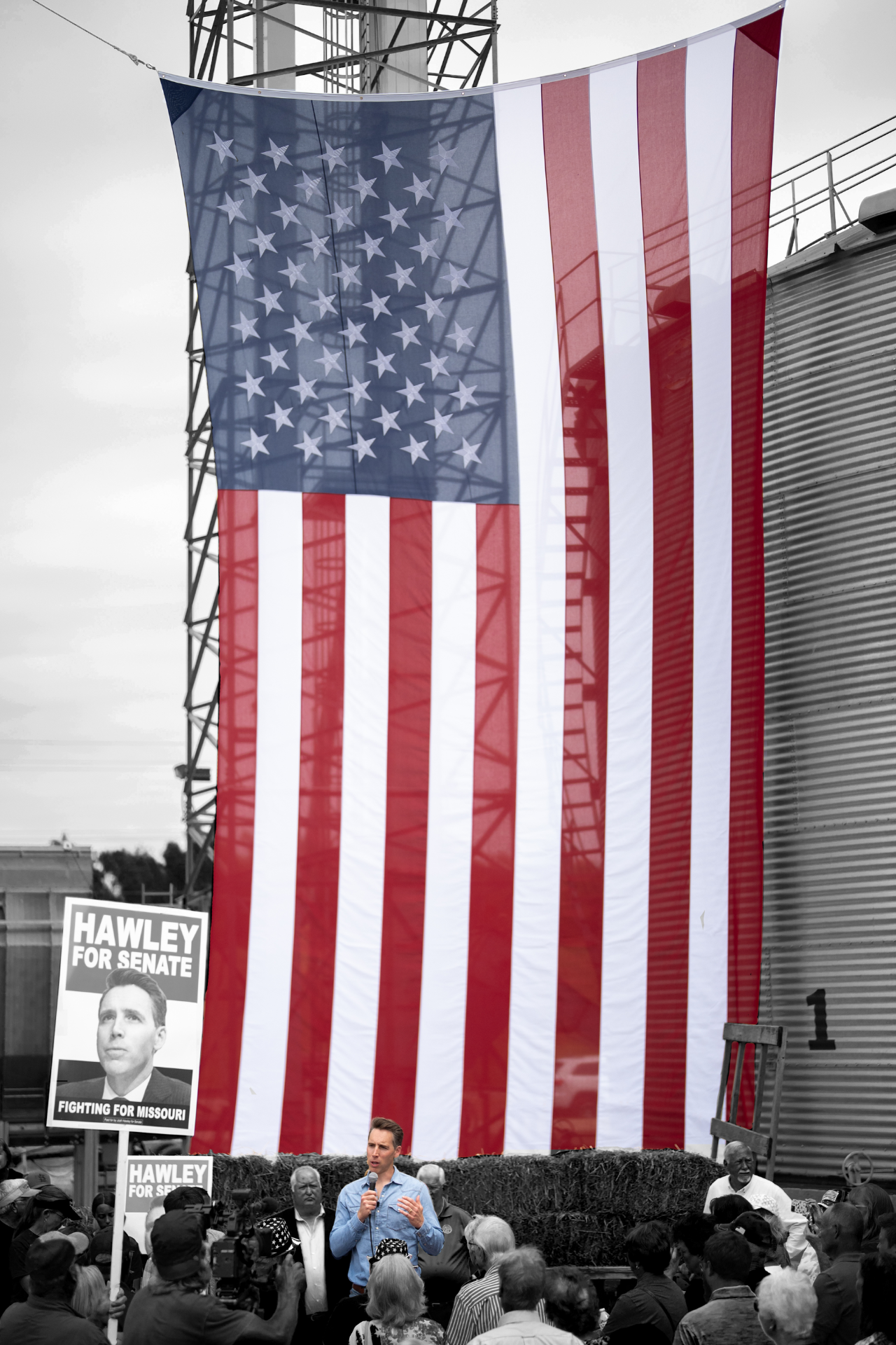 American Flag Rally