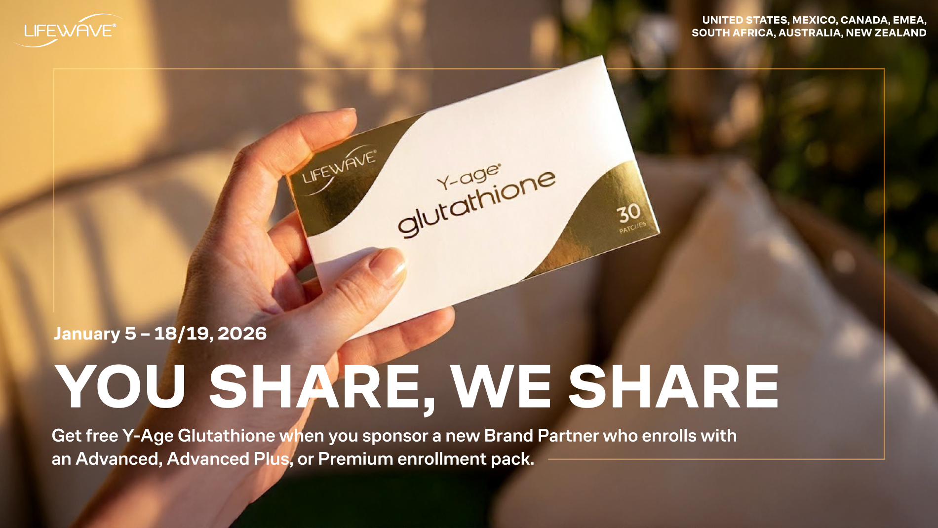 You Share, We Share Banner