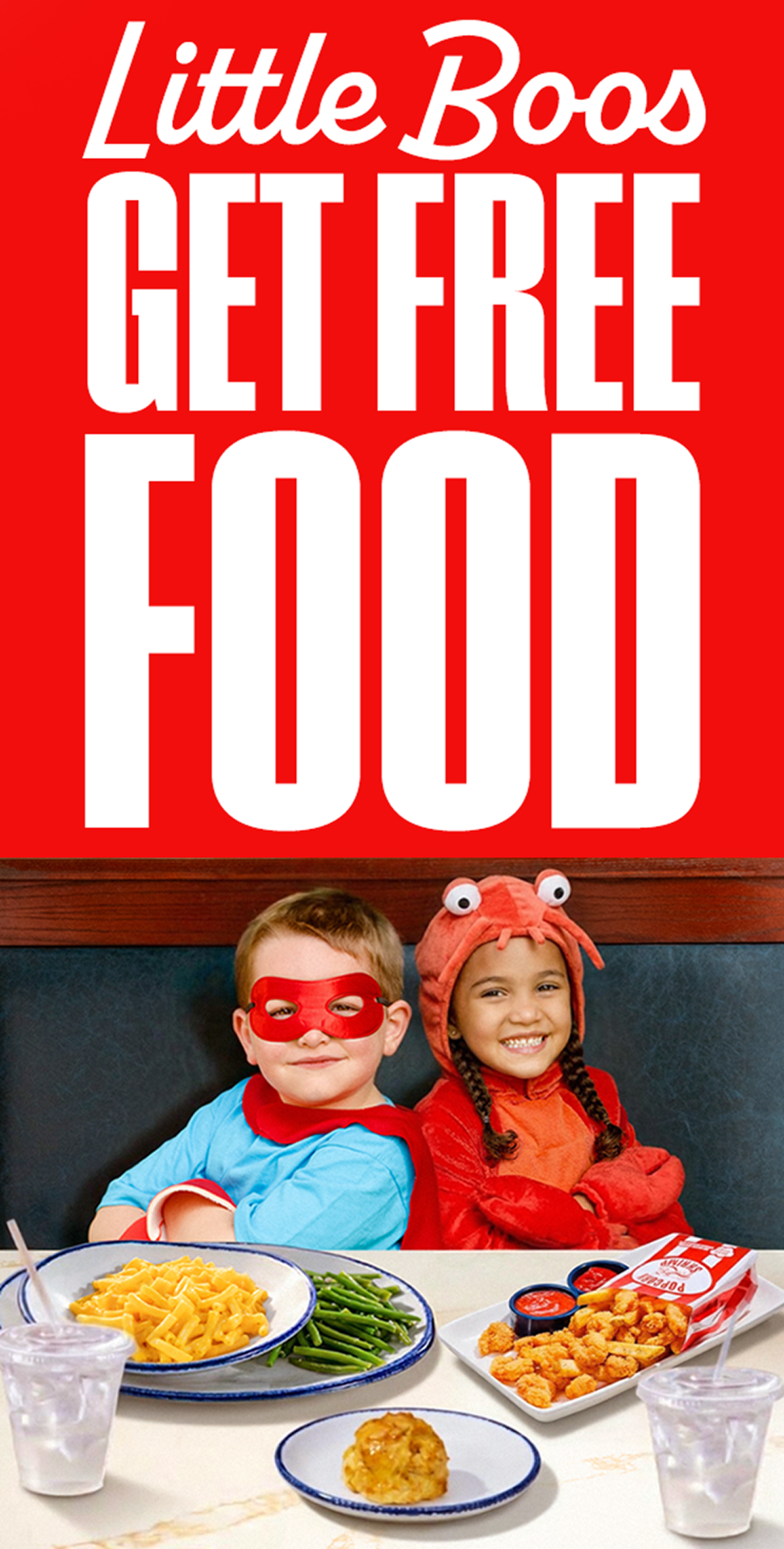 Little Boos Get Free Food