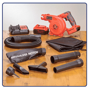 378995 Cordless Compact Leaf Blower Vacuum by LivingSURE™