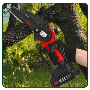 Mini Rechargeable Chainsaw with Batteries by LivingSURE™