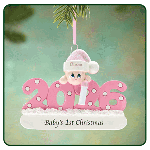 Personalized 2026 Baby's First Christmas Ornament