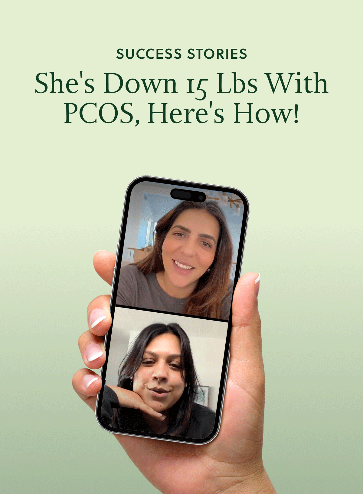 SUCCESS STORIES She's Down 15 Lbs With PCOS, Here's How!