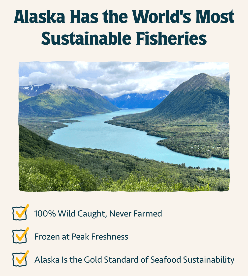 100% Wild Caught, Never Farmed