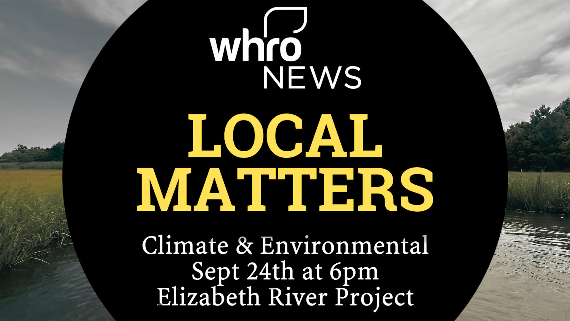WHRO News Local Matters on the Climate and the Environment
